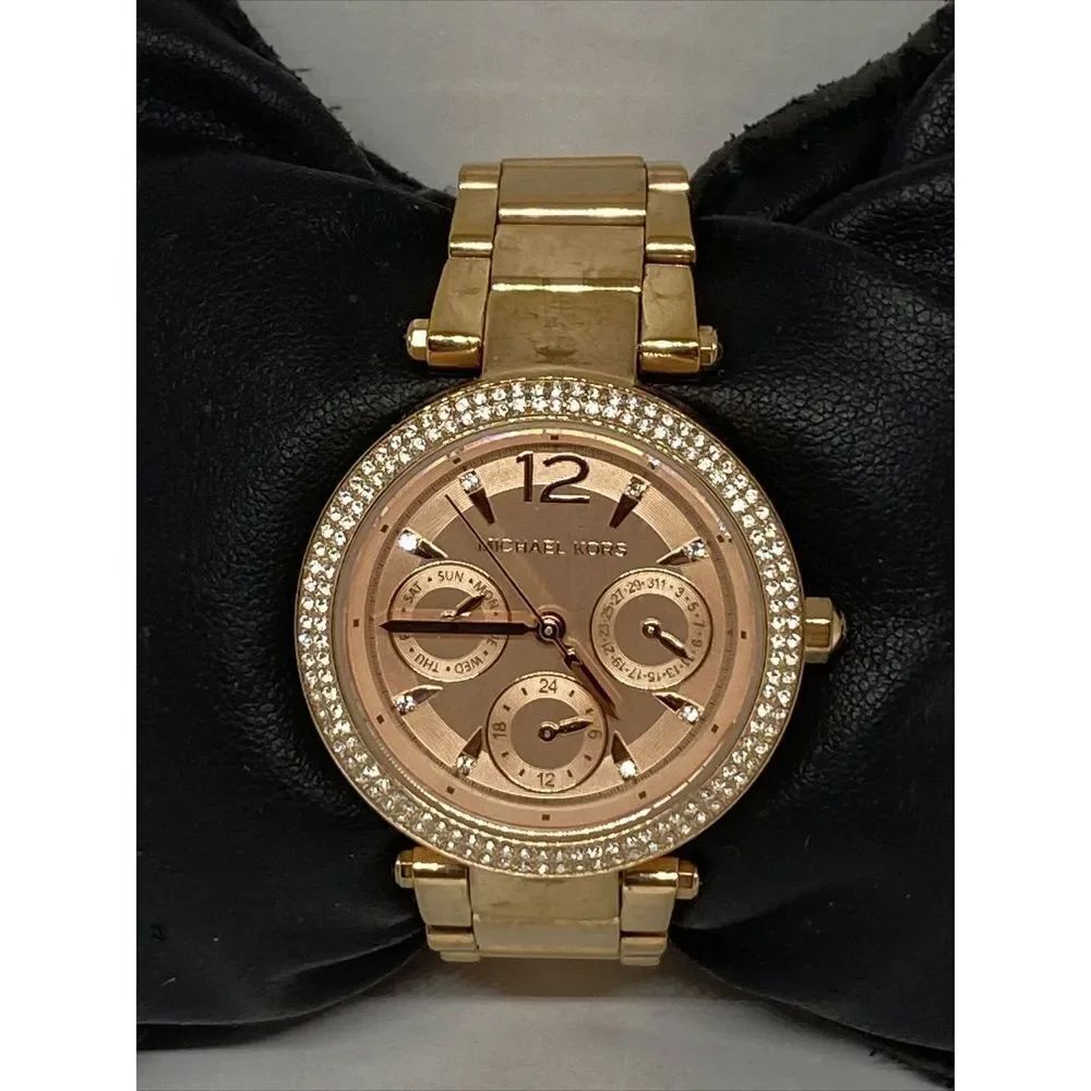 Michael Kors Parker MK6352 Women Stainless Steel Analog Dial Quartz Watch JK345